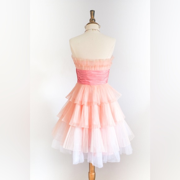 Retro BETSEY JOHNSON Pink Cupcake Dress • XS - Picture 8 of 9